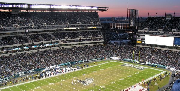 Beautiful View at Lincoln Financial Field, Philadelphia, PA (60k image)