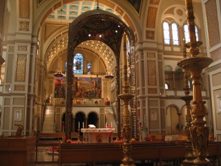 Franciscan Monastery interior view (29k image)